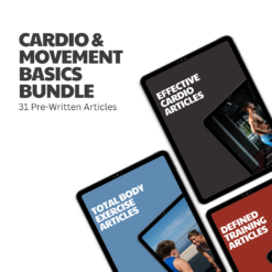 Cardio & Movement Basics Bundle – 31 Pre-Written Articles